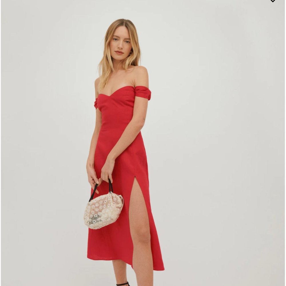 Bridgton Linen Dress - Reformation